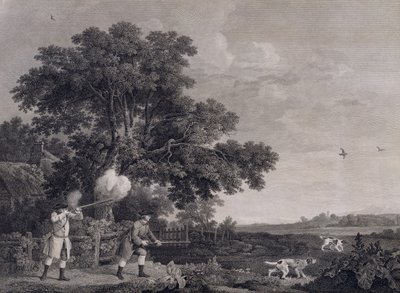 Shooting, plate 3, engraved by William Woollett by George Stubbs